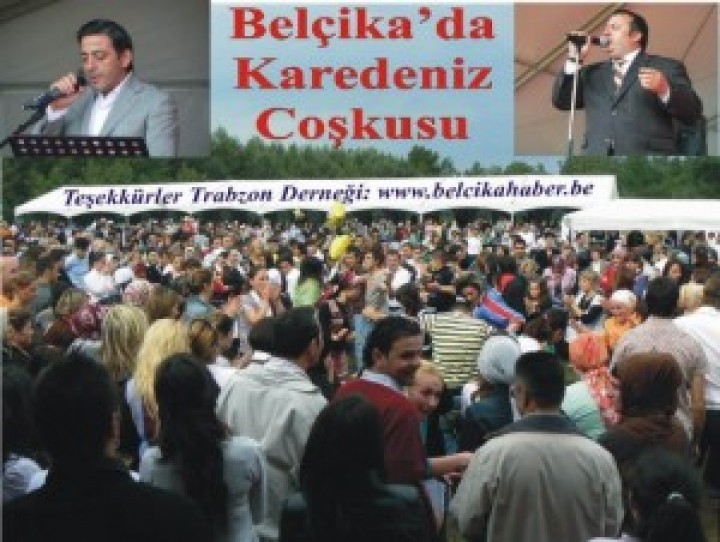 Belçika’da Trabzon Festivalinde Karadenizliler Horon’a doydu