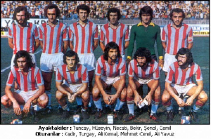 TRABZONSPOR 1975 – 76 KADROSU … İlk Şampiyon , Kupa Finalisti , Başbakanlık Kupası , C.Başkanlığı Kupası