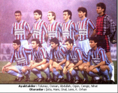 TRABZONSPOR 1994 – 95 KADROSU … Lig İkincisi , Türkiye Kupası , C.Başkanlığı Kupası