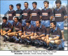 TRABZONSPOR 1983 – 84 KADROSU … Şampiyon , Türkiye Kupası